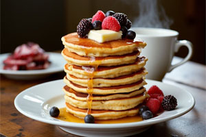 Fluffy Pancakes Stack